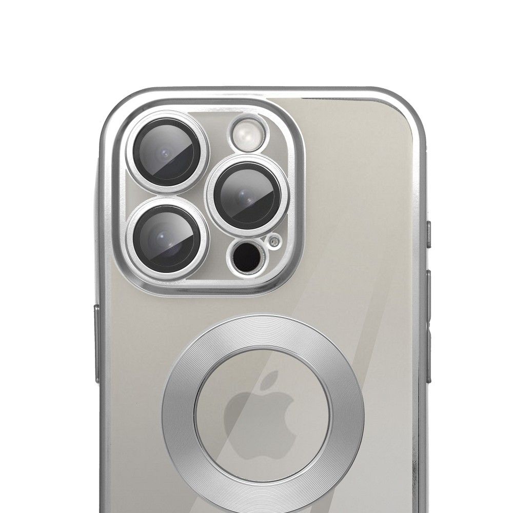 IPHONE 16 Pro ezüst GLAM Tok