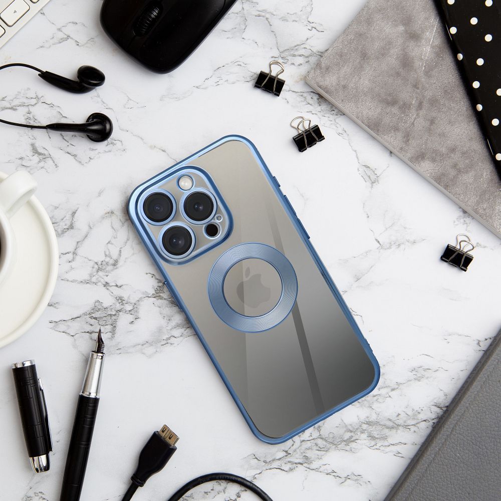IPHONE 16 Plus kék GLAM Tok