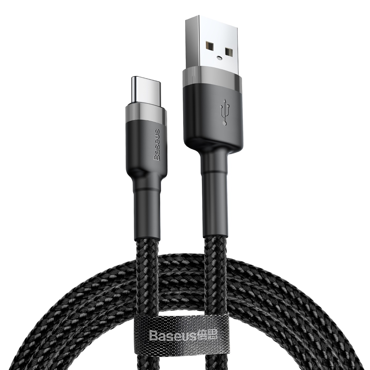 Baseus kábel Cafule USB - USB-C 1,0 m 3A szürke-fekete