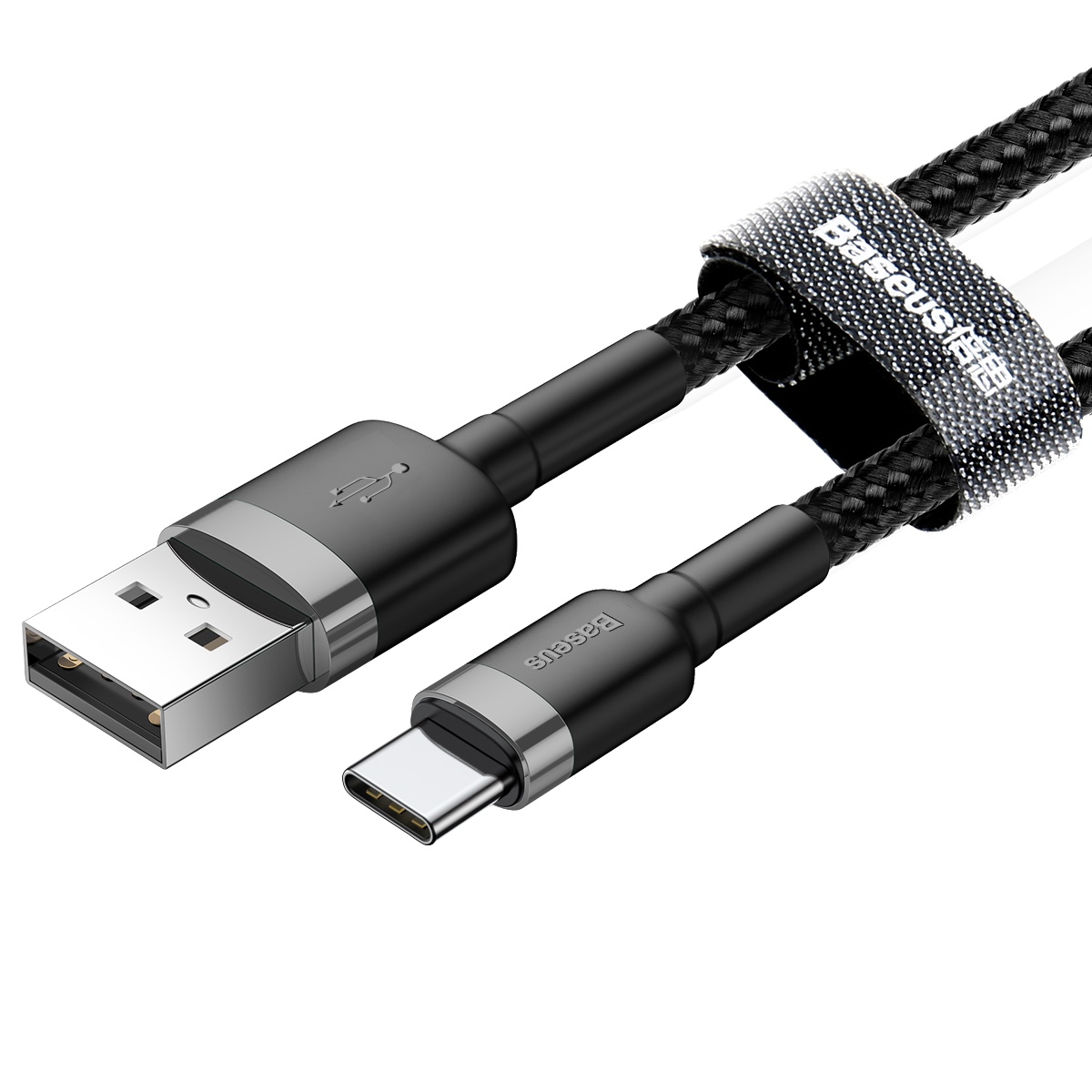 Baseus kábel Cafule USB - USB-C 1,0 m 3A szürke-fekete
