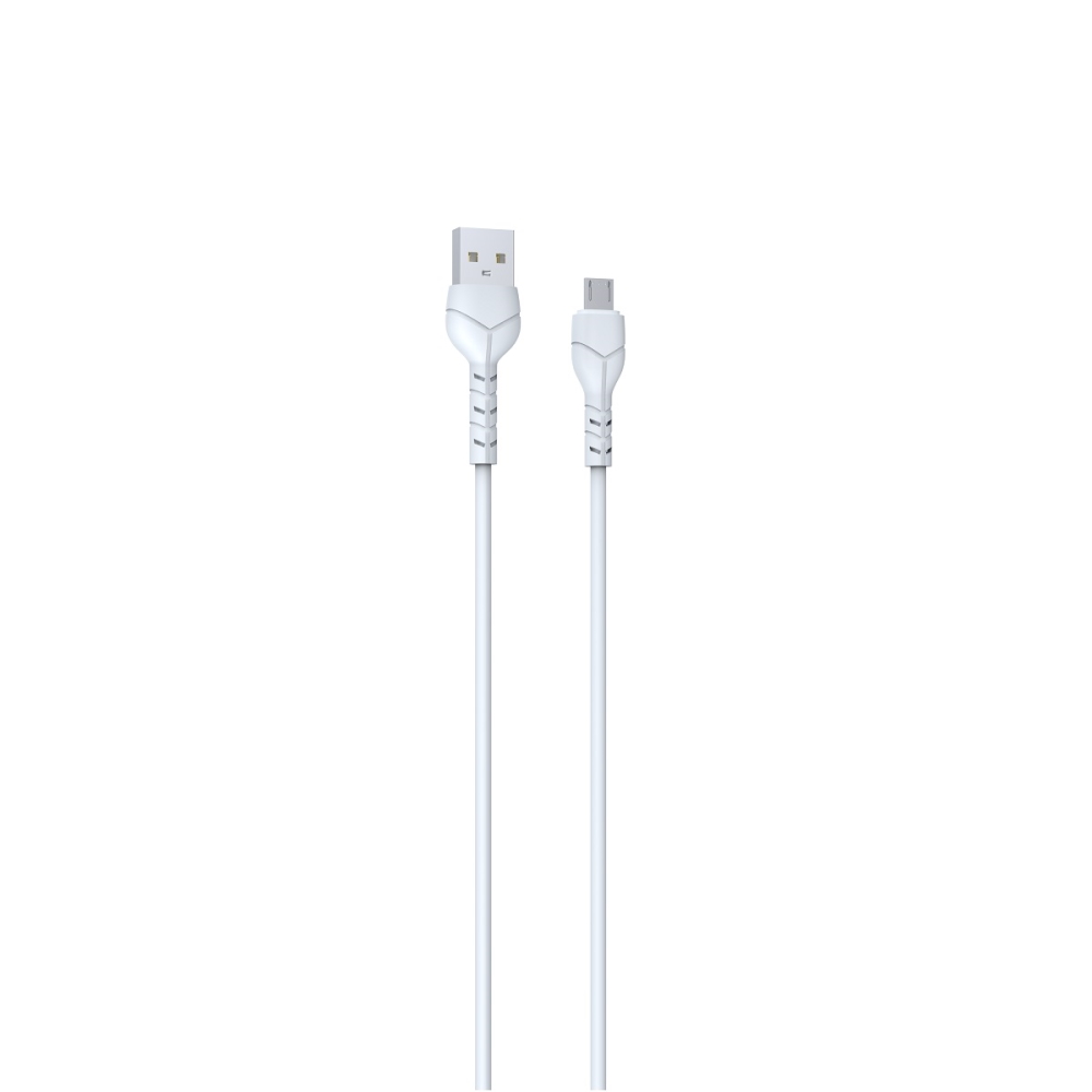 Devia kábel Kintone EC144 USB - MicroUSB 1,0 m 2,1A fehér