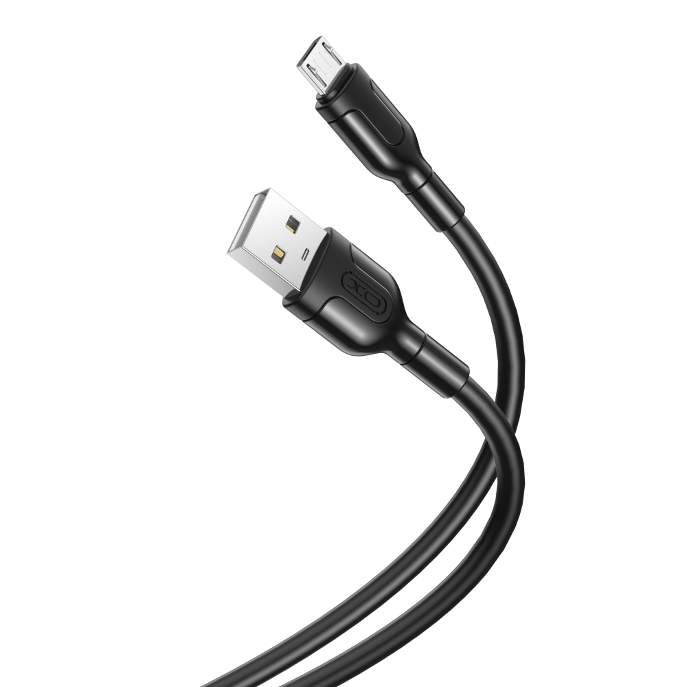XO kábel NB212 USB - microUSB 1,0 m 2,1A fekete