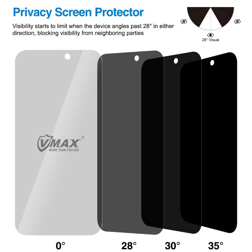 Honor 90 Lite Vmax edzett 0,33mm 2,5D átlátszó privacy (betekintésgátló) üvegfólia