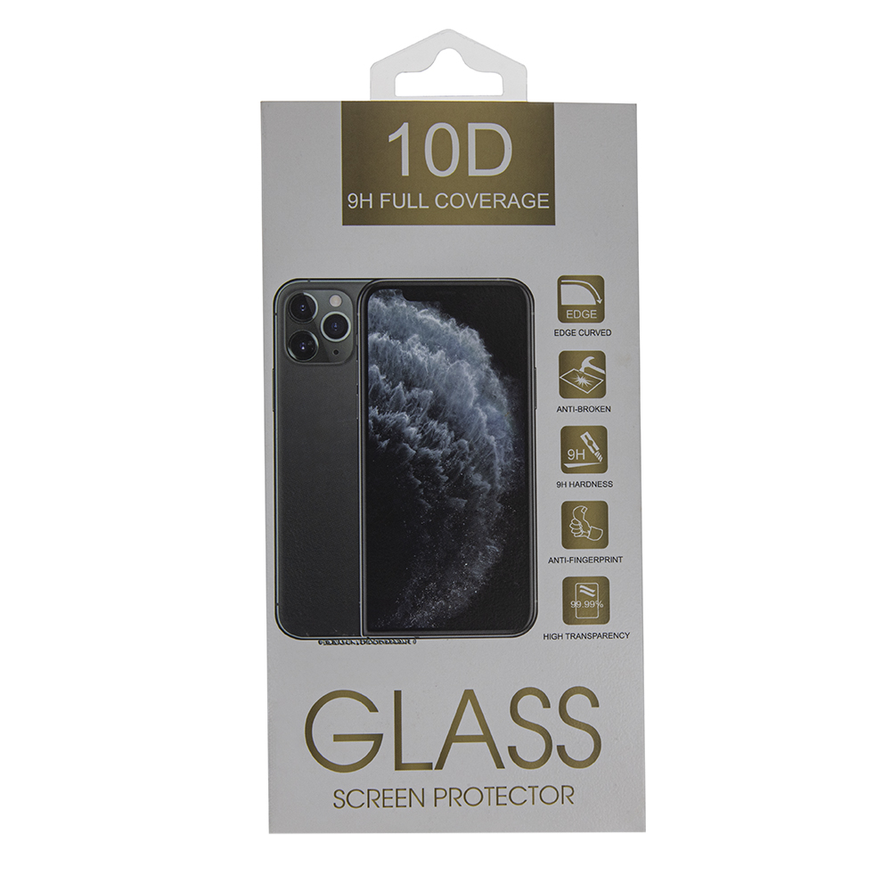 Huawei P Smart Z / P Smart Pro / Honor 9X Edzett üveg 10D fekete kerettel