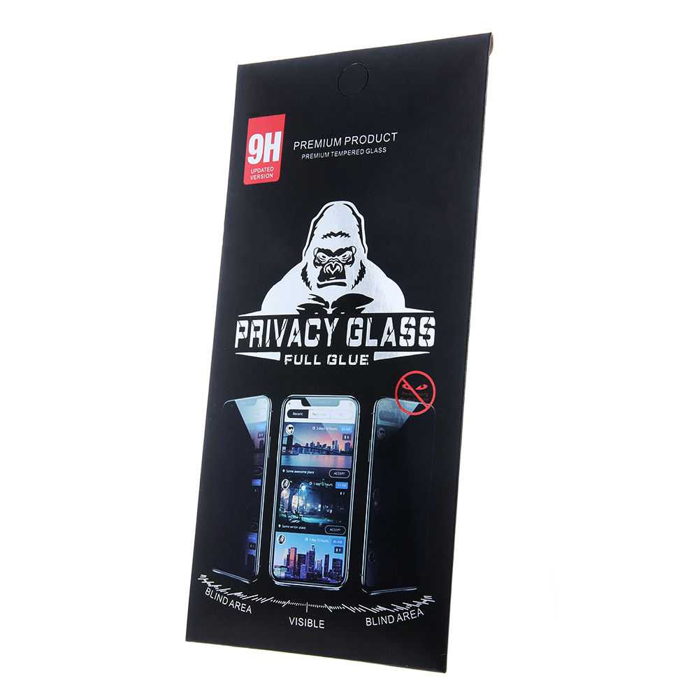Samsung Galaxy S20 FE / S20 FE 5G Edzett, Privacy (betekintésgátló) üvegfólia