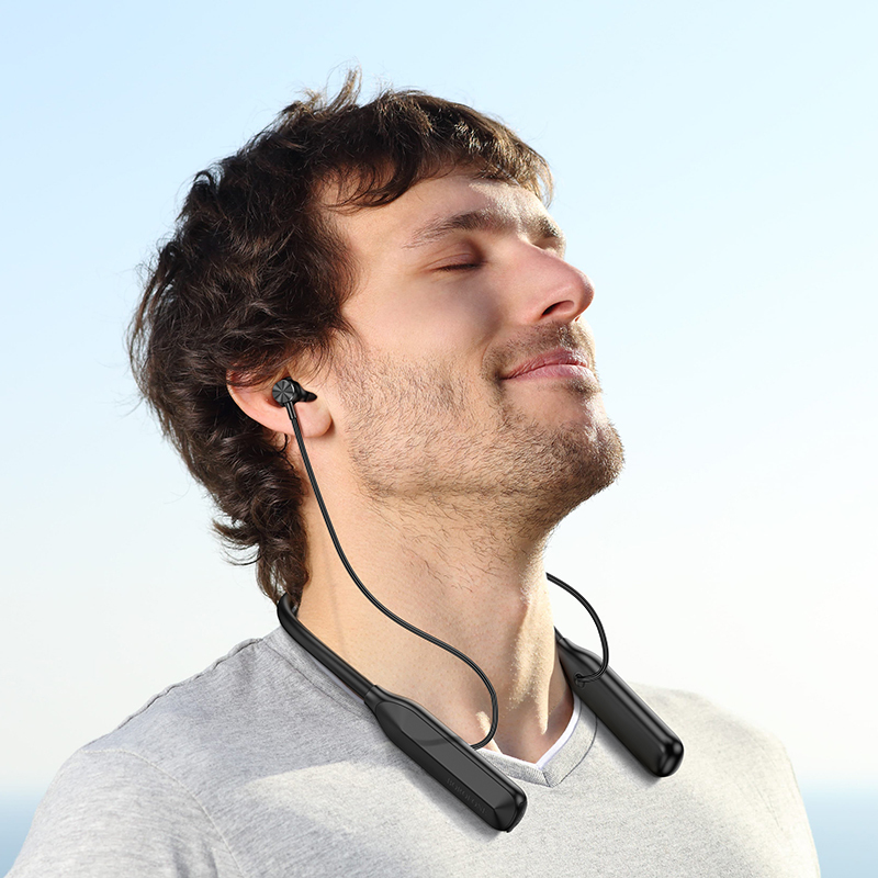 Borofone sport fülhallgató BE68 Cloud Bluetooth fekete