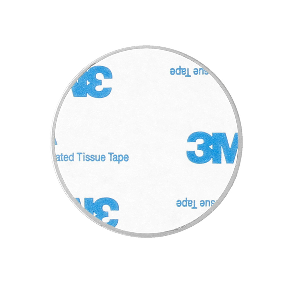 Fém lemez mágneses tartókhoz - kerek 40mm ezüst