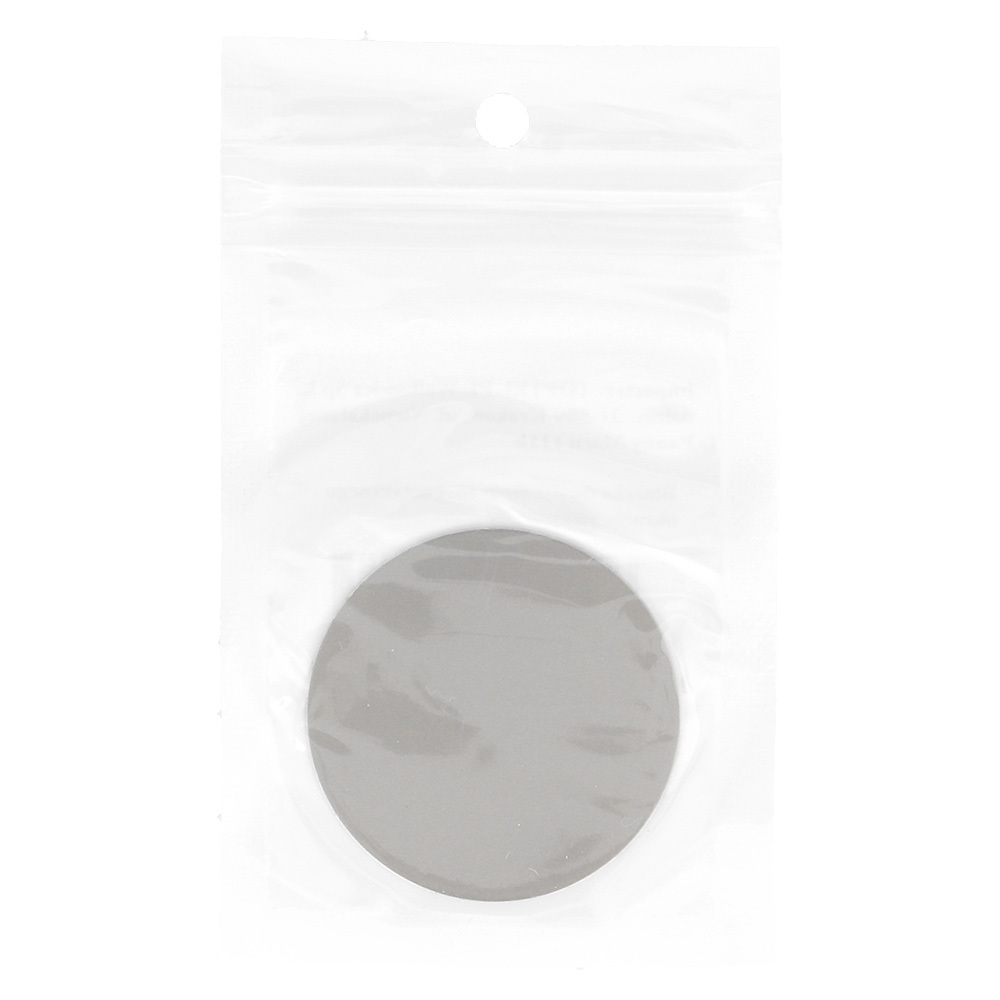 Fém lemez mágneses tartókhoz - kerek 40mm ezüst