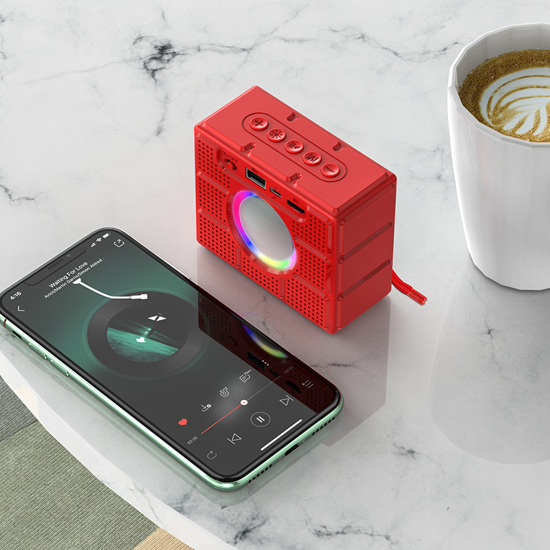 Borofone hordozható Bluetooth hangszóró BR16 Gage fekete