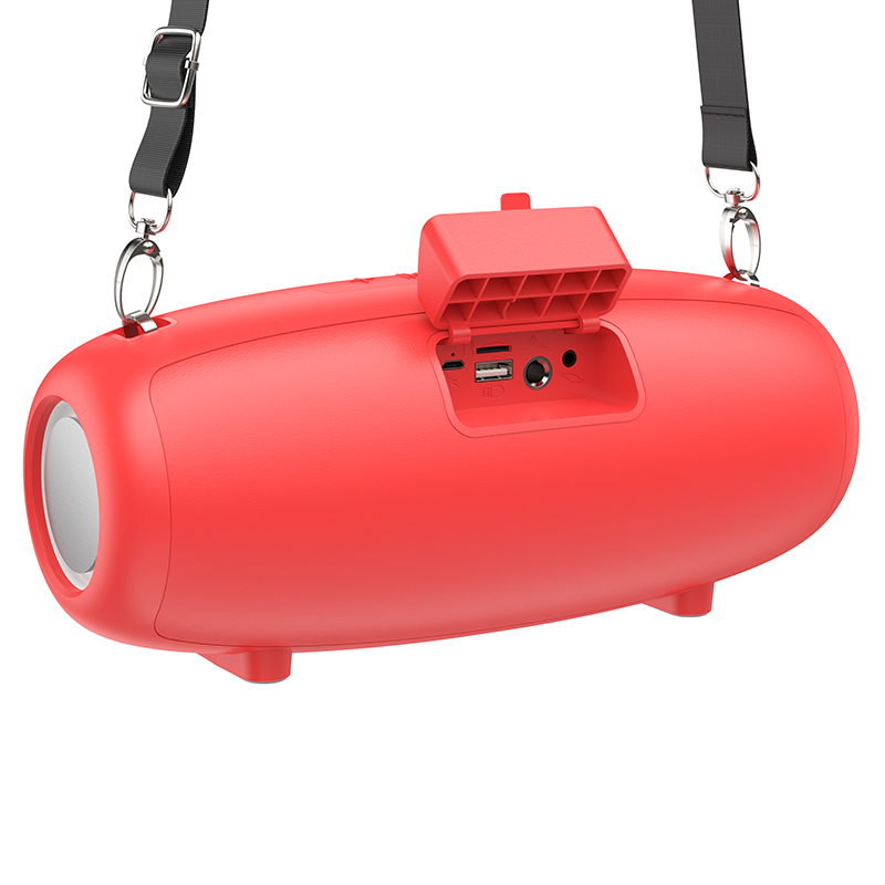 Borofone hordozható Bluetooth hangszóró BP13 Dazzling mikrofonnal piros