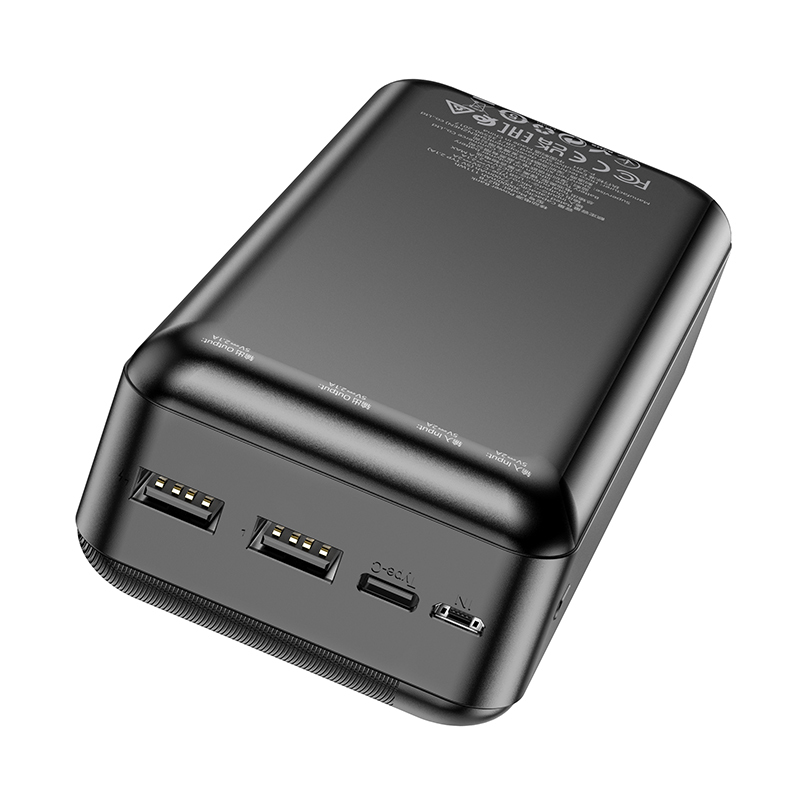 Borofone power bank 30000mAh BJ27B Pindar - 2xUSB - fekete