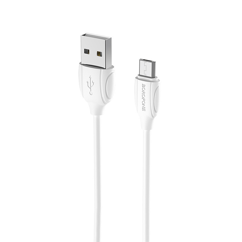 Borofone kábel BX19 Benefit - USB - Micro USB - 2,4A 1 méter fehér