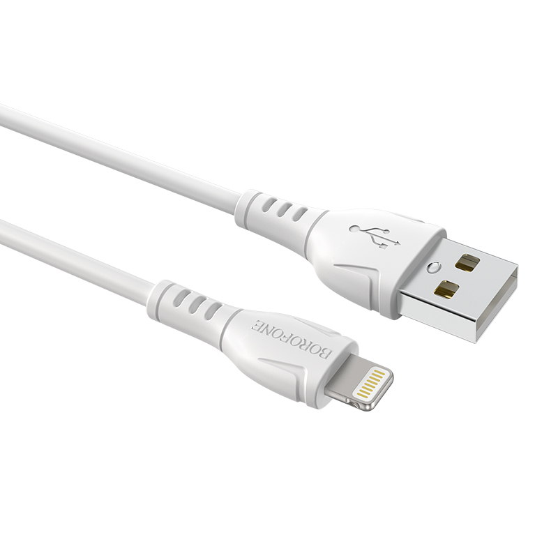 Borofone kábel BX51 Triumph - USB - Lightning - 2,4A 1 méter fehér