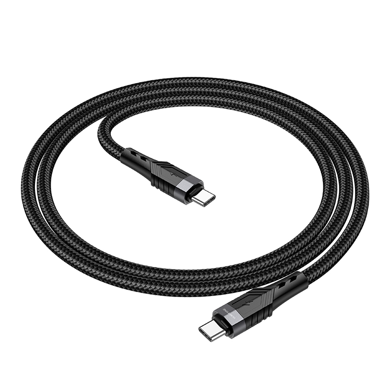 Borofone kábel BU35 Influence - Type C - Type C - 60W 3A 1,2 méter fekete
