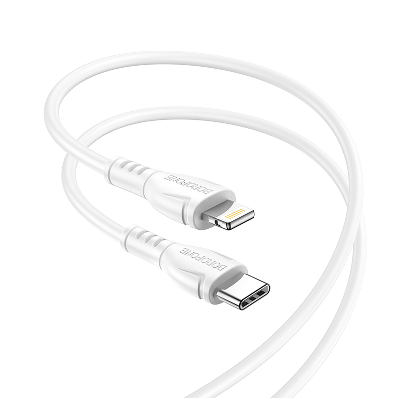 Borofone kábel BX51 Triumph - Type C - Lightning - 2,4A 1 méter fehér