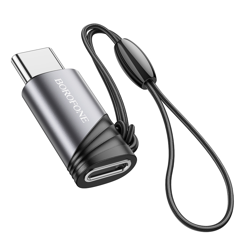 Borofone adapter BV20 - Lightning női - Type C férfi - fekete