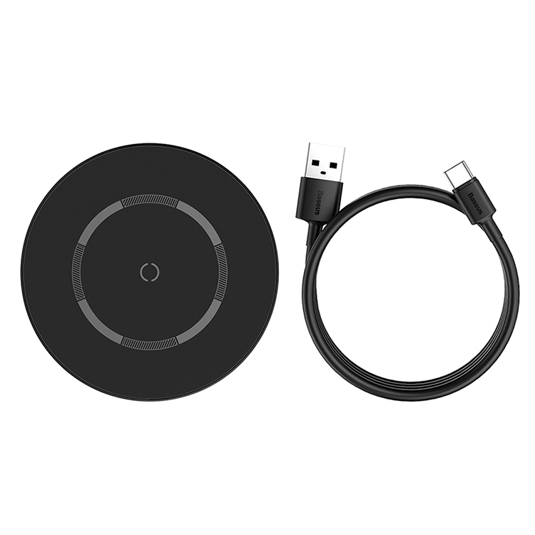 Baseus indukciós töltő SIMPLE mágneses Type C (WXJK-E01) fekete