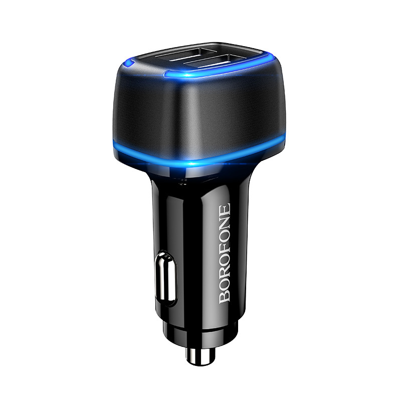 Borofone autós töltő BZ14 Max - 2xUSB - 2,4A fekete