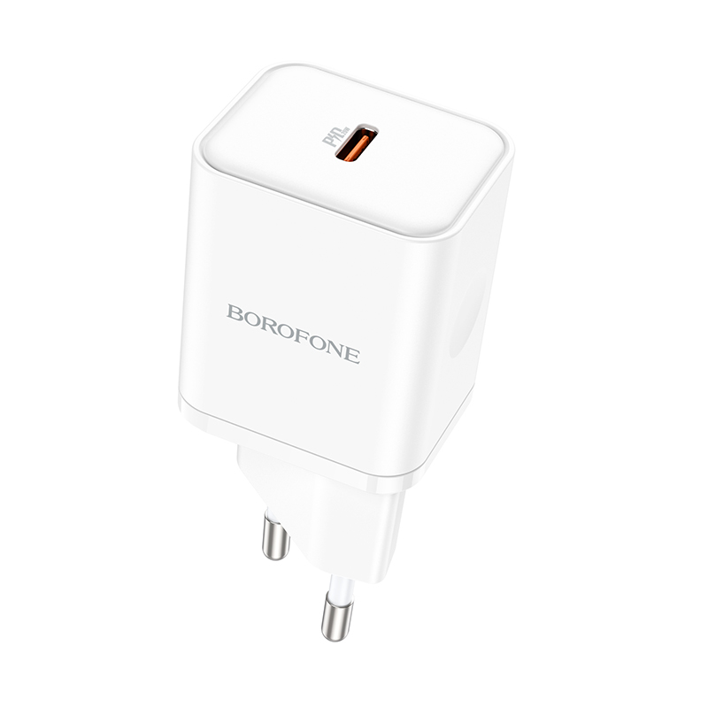 Borofone fali töltő BN6 Field - Type C - QC 3.0 PD 20W fehér