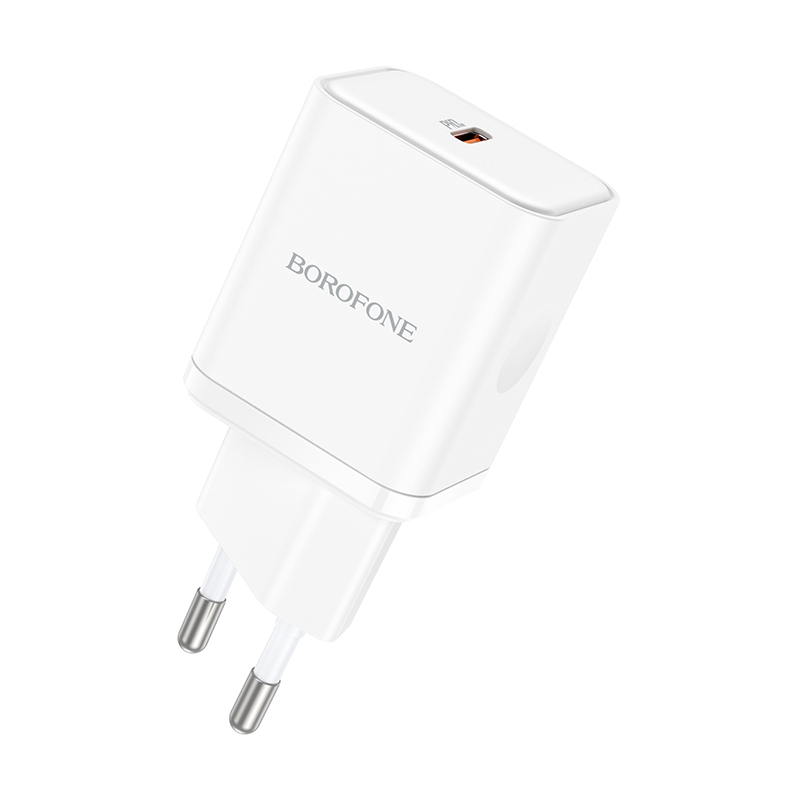 Borofone fali töltő BN6 Field - Type C - QC 3.0 PD 20W fehér