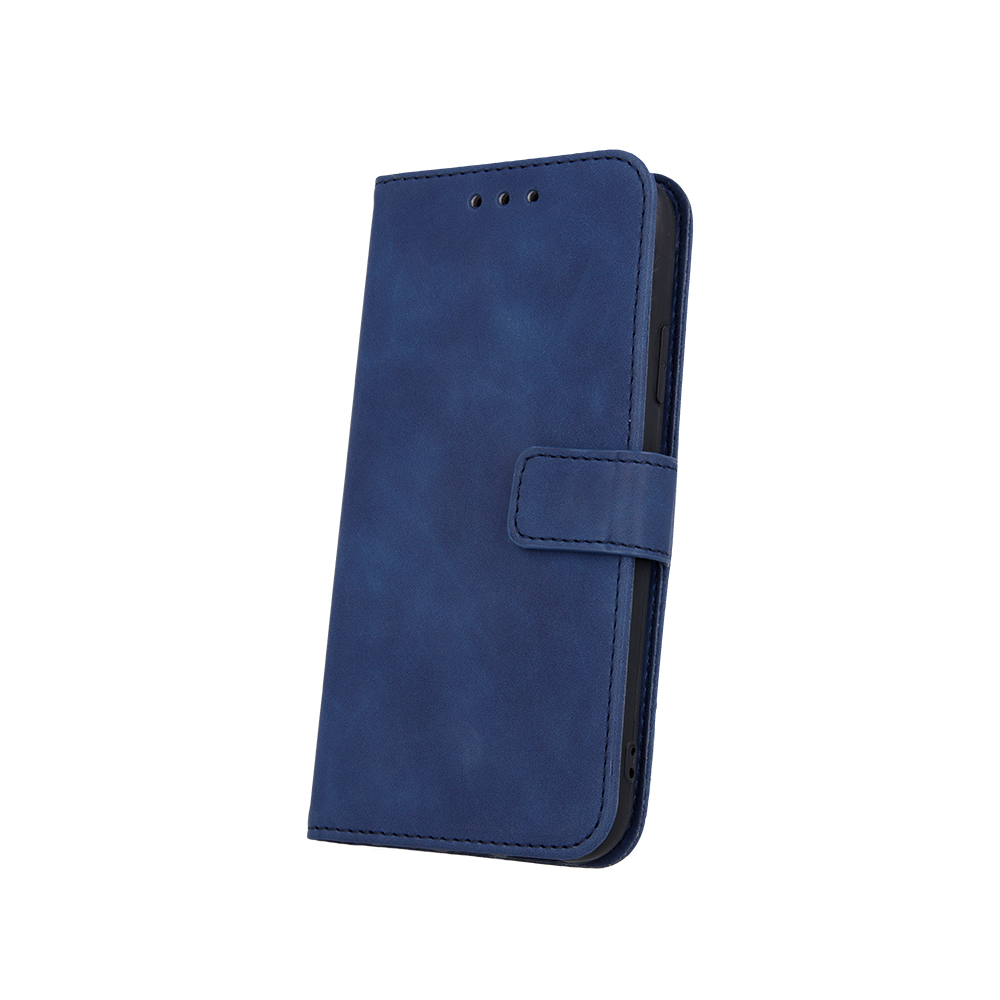 Samsung Galaxy S24 Smart Velvet Mágneses fliptok sötétkék