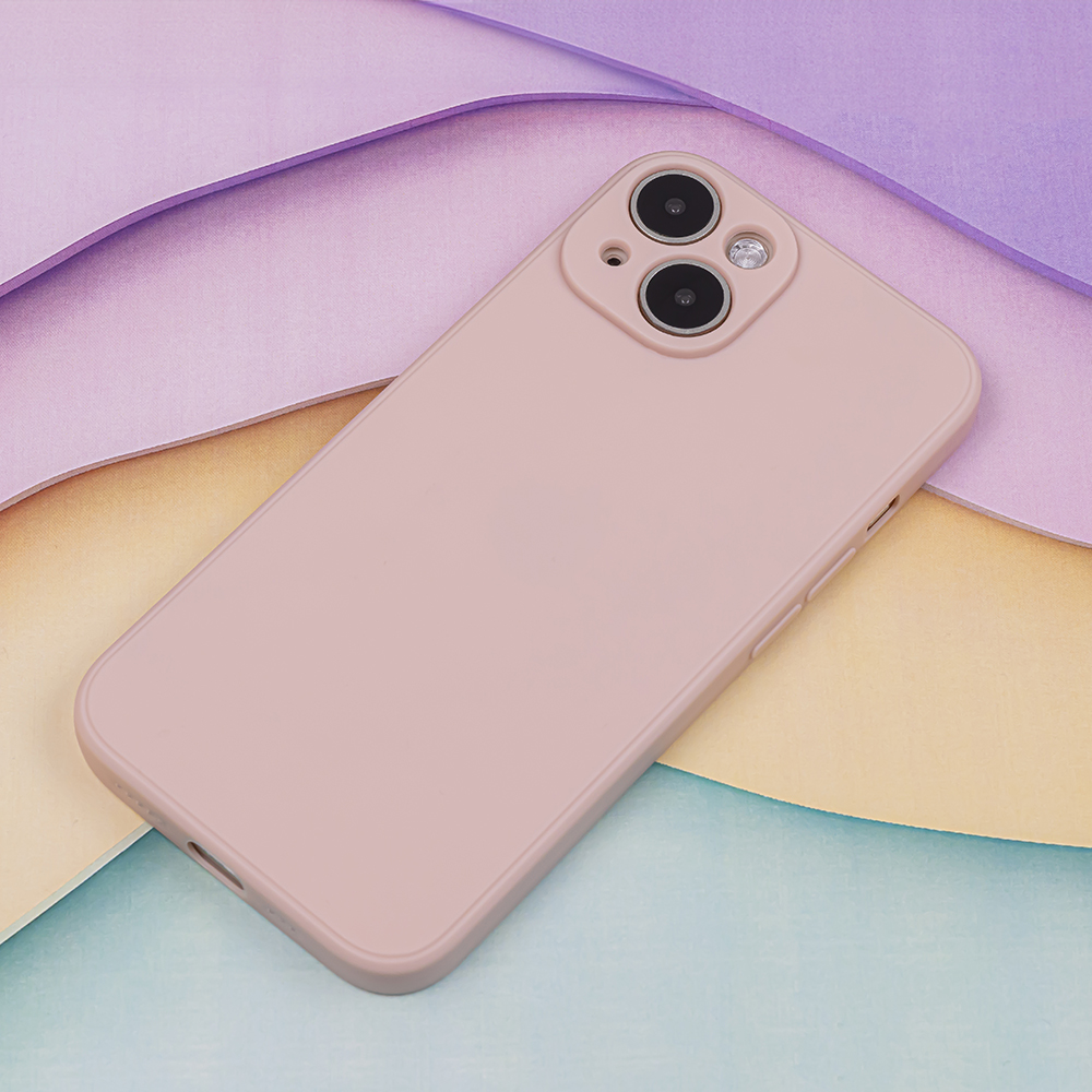 iPhone 12 / 12 Pro halvány rózsaszín MATT tok