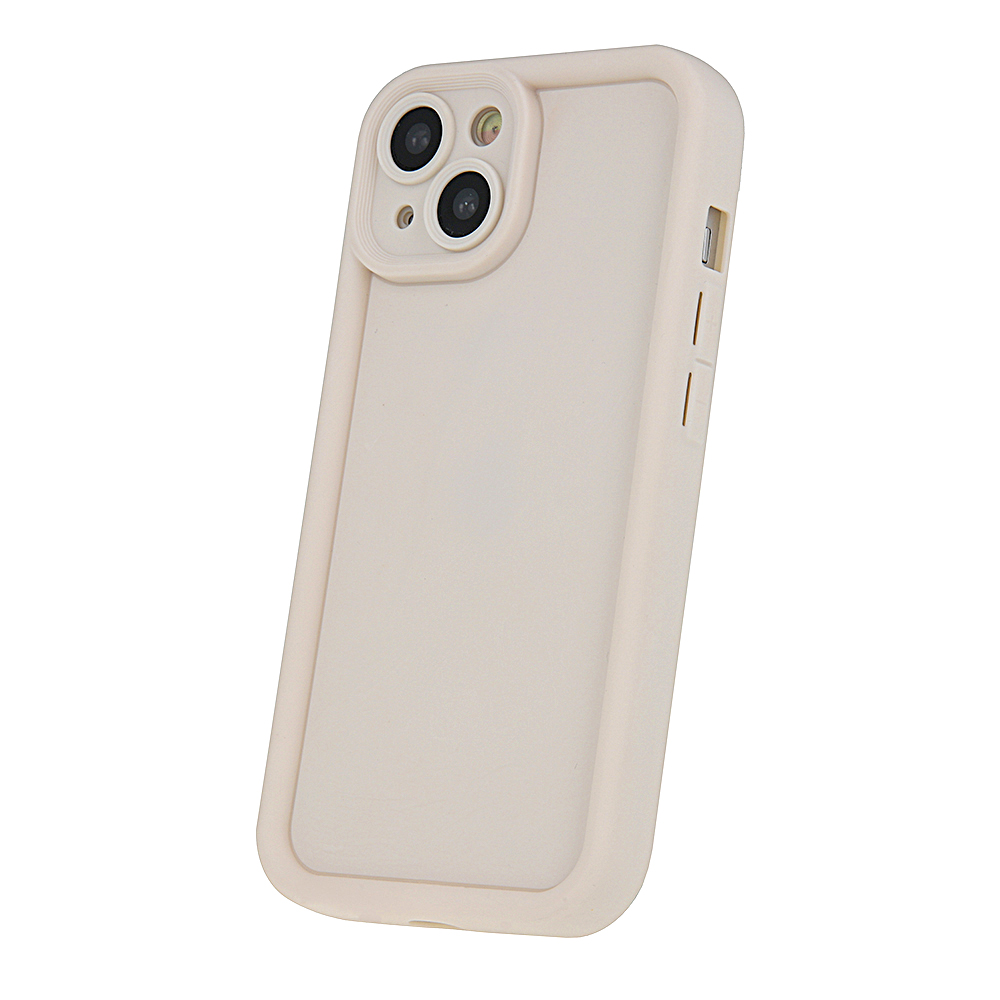 Samsung Galaxy A15 4G / A15 5G Rim TPU hátlap tok, bézs