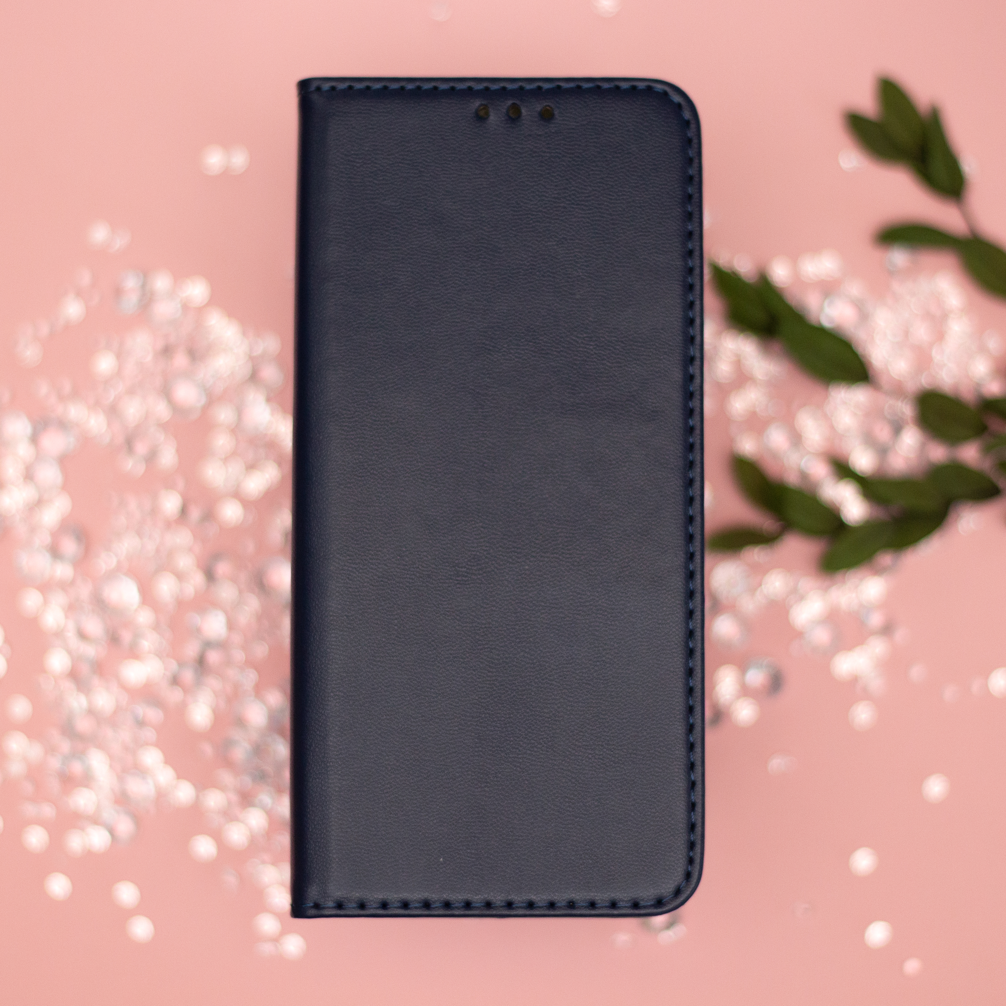 Honor 200 Lite 5G (global) fekete mágneses könyvtok bőr hatású, SMART