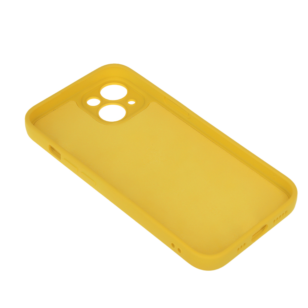 iPhone 12 Mini sárga SZILIKON tok