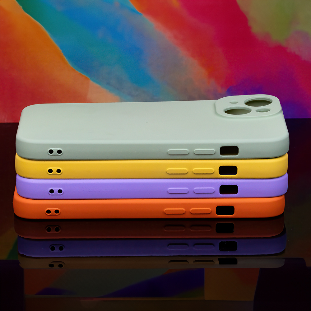 iPhone 12 Mini sárga SZILIKON tok