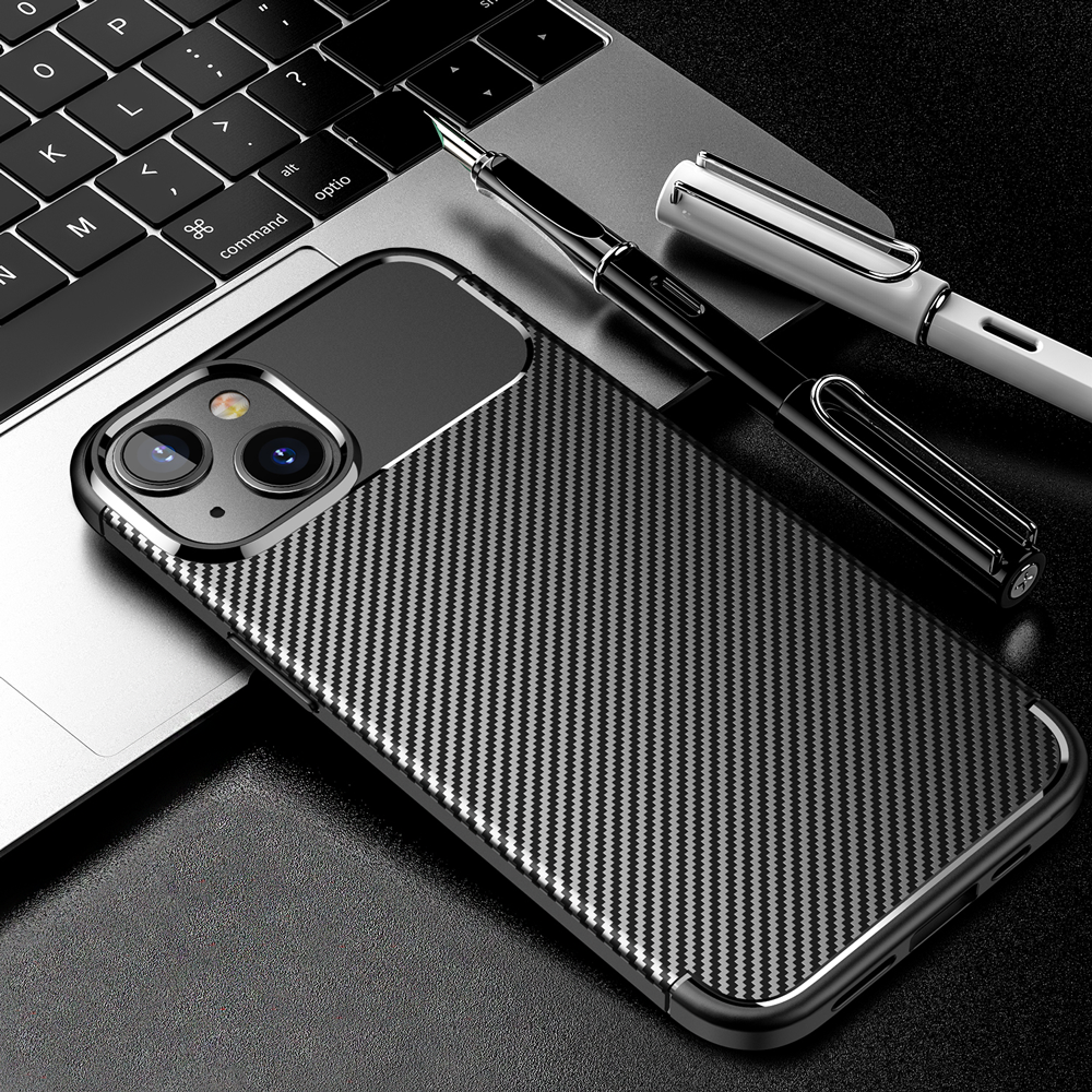 Samsung Galaxy S21 fekete KARBON tok