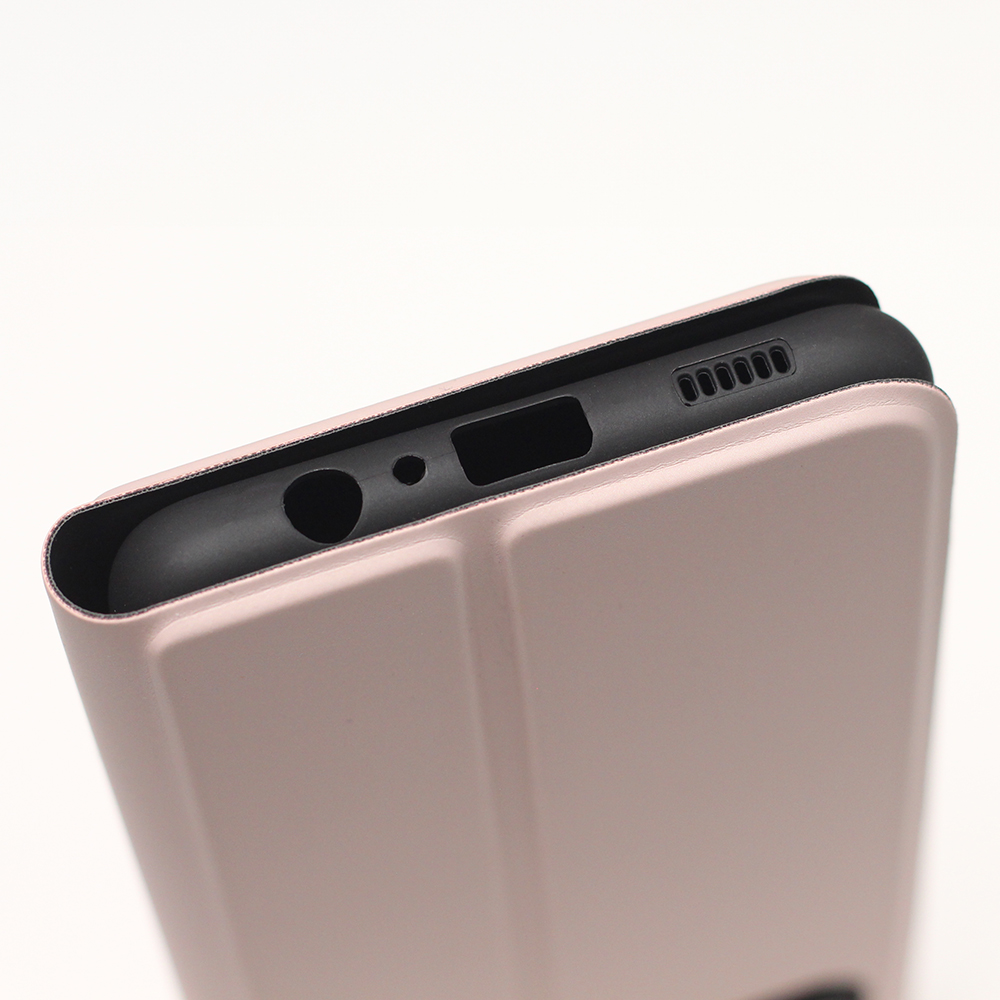 Xiaomi Redmi 9A / 9AT / 9i Smart Soft Flip védőtok, bézs