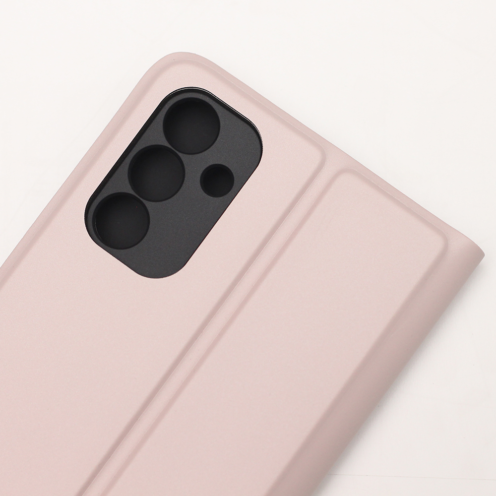 Xiaomi Redmi 9A / 9AT / 9i Smart Soft Flip védőtok, bézs