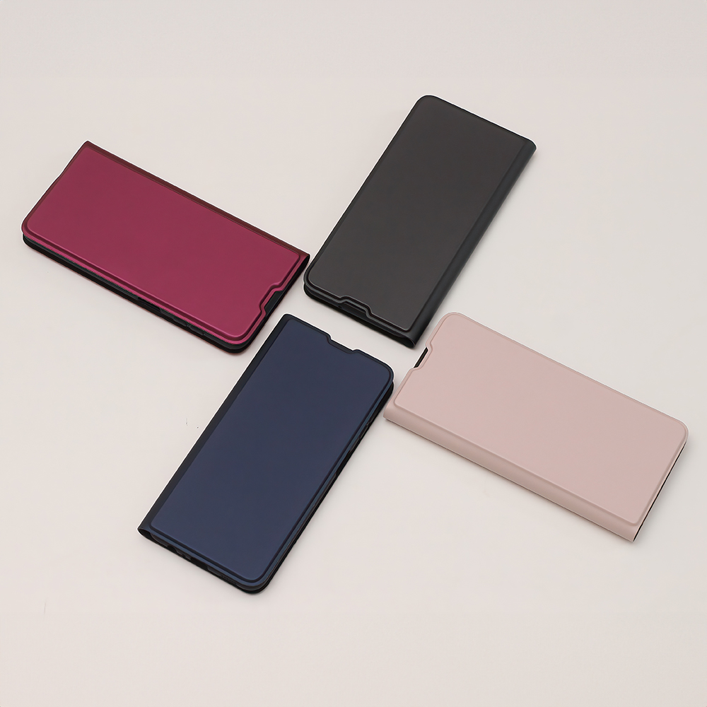 Xiaomi Redmi 9A / 9AT / 9i Smart Soft Flip védőtok, bézs