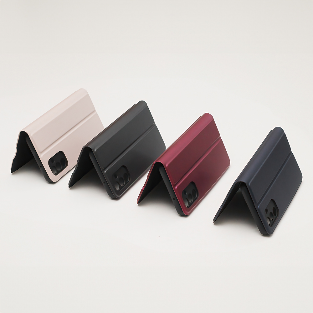 Xiaomi Redmi 9A / 9AT / 9i Smart Soft Flip védőtok, bézs