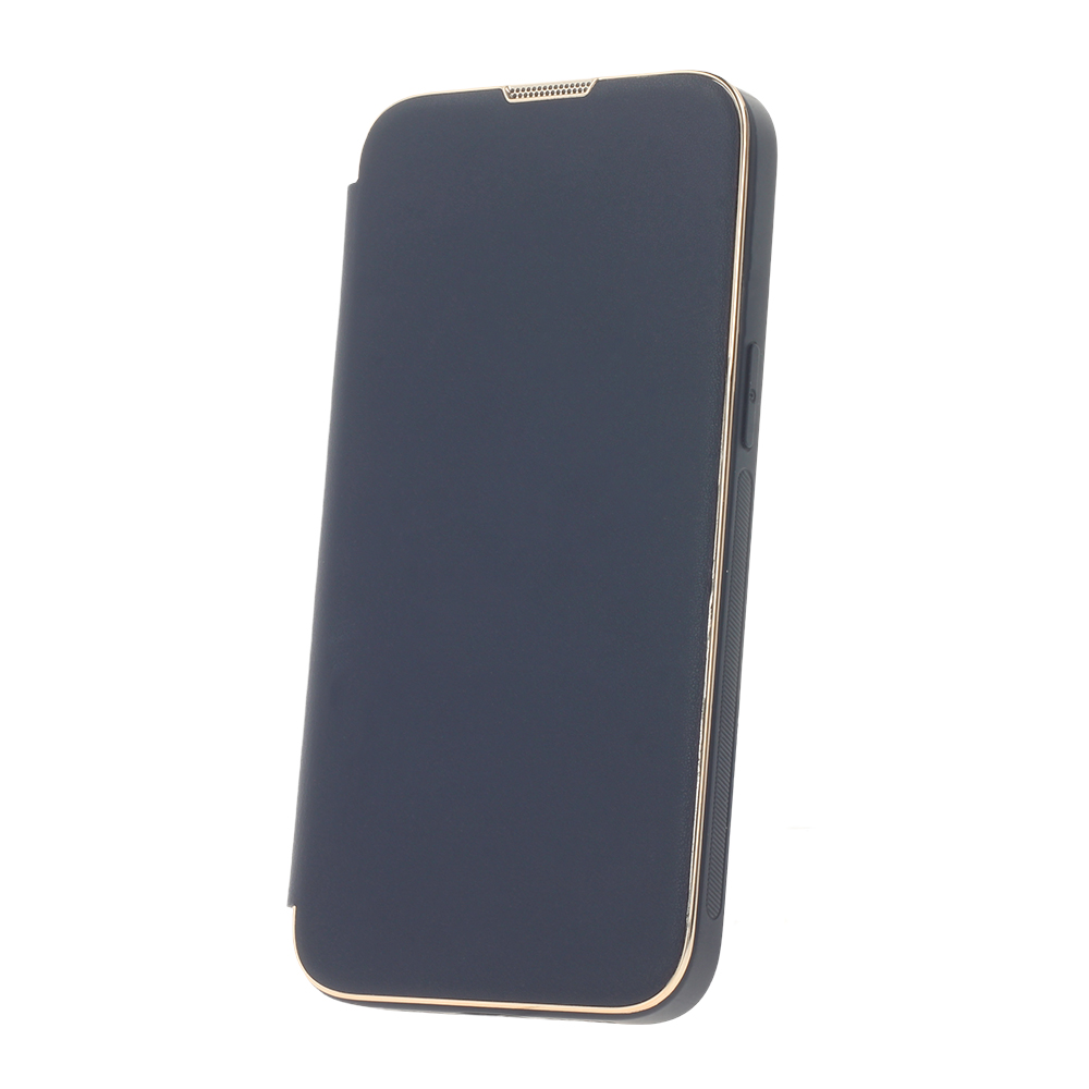 iPhone 11 Smart Gold Frame Mag tok, sötétkék