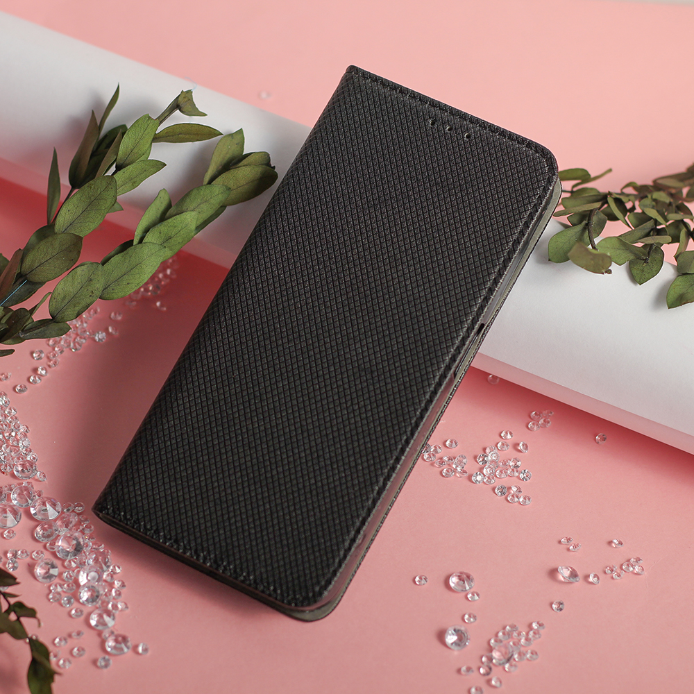 Samsung Galaxy A21S fekete mágneses könyvtok SMART