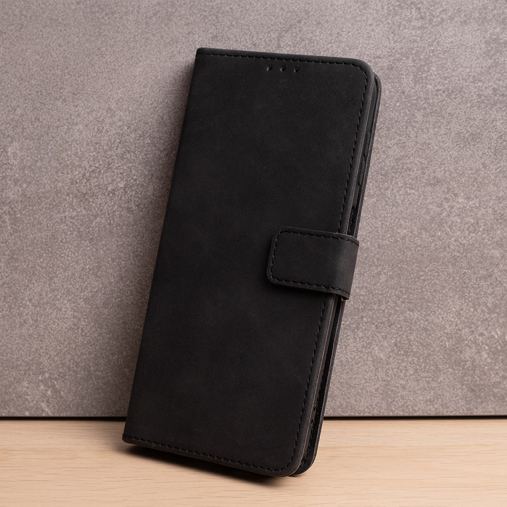 Samsung Galaxy S24 Smart Velvet Mágneses fliptok fekete