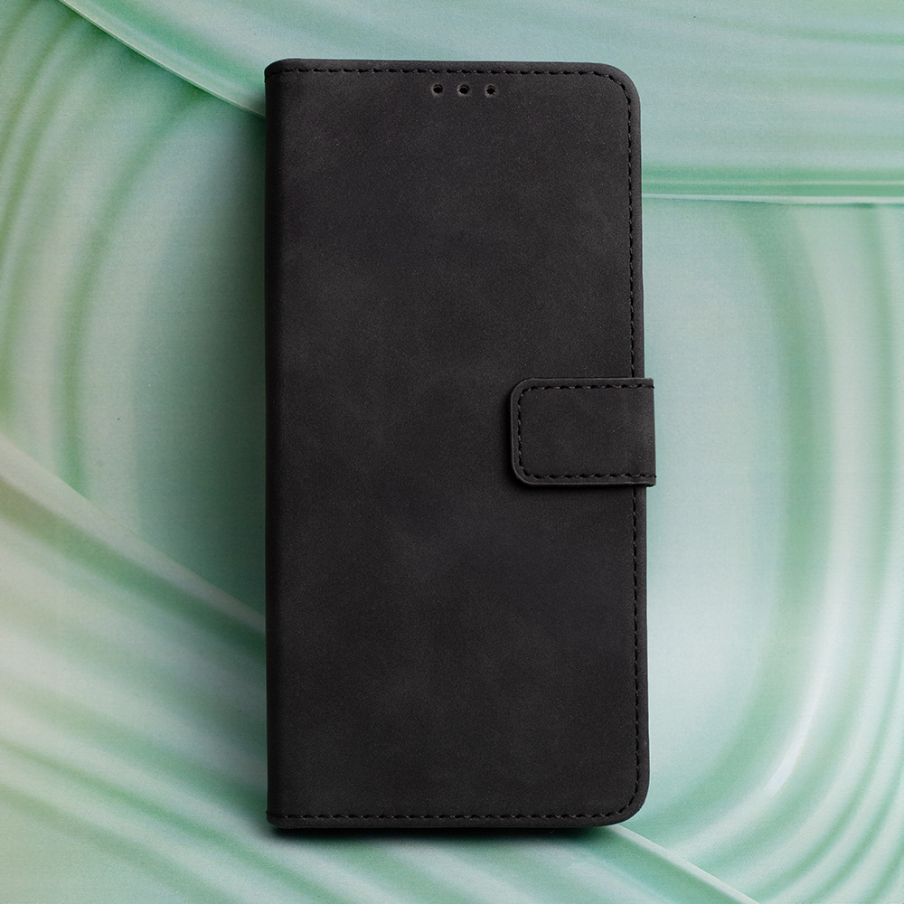 Samsung Galaxy S24 Smart Velvet Mágneses fliptok fekete