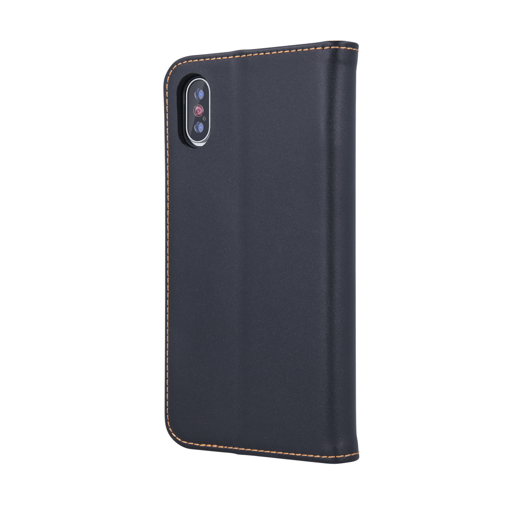 Samsung Galaxy S23 Plus eredeti bőr oldalra nyíló tok, fekete (Genuine Leather Smart Pro)