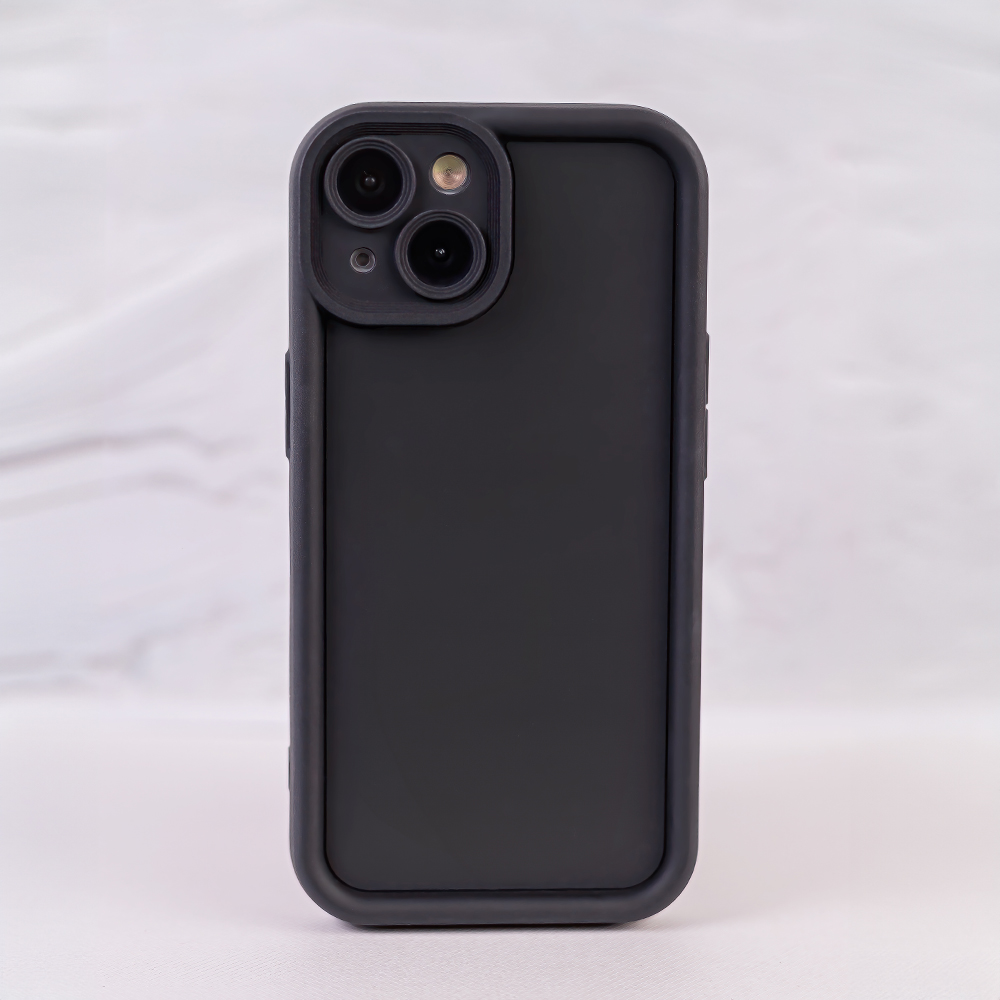 iPhone 12 Pro Rim TPU hátlap tok, fekete