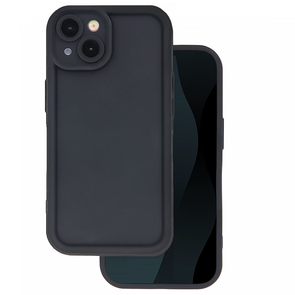 iPhone X / XS Rim TPU hátlap tok, fekete