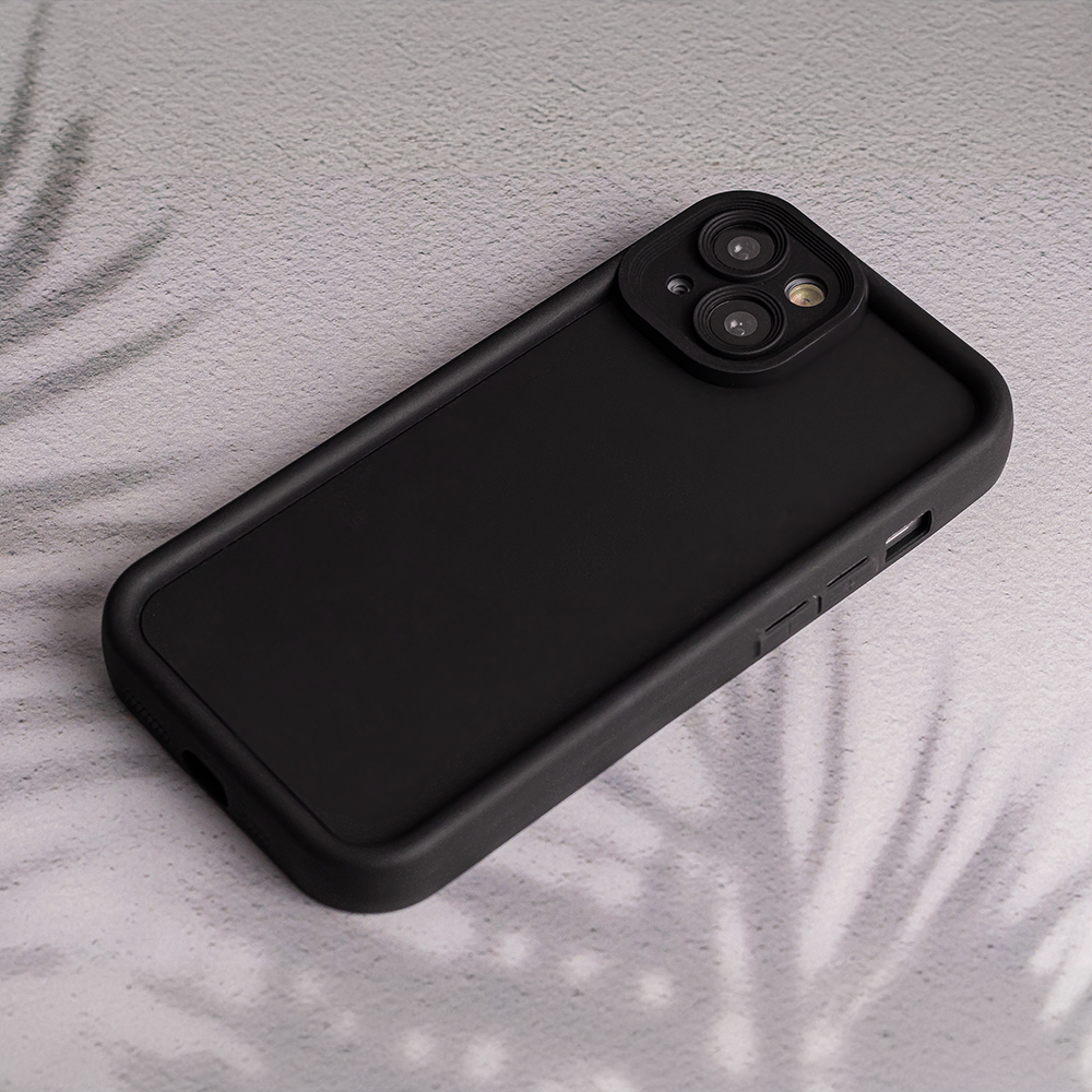 iPhone X / XS Rim TPU hátlap tok, fekete