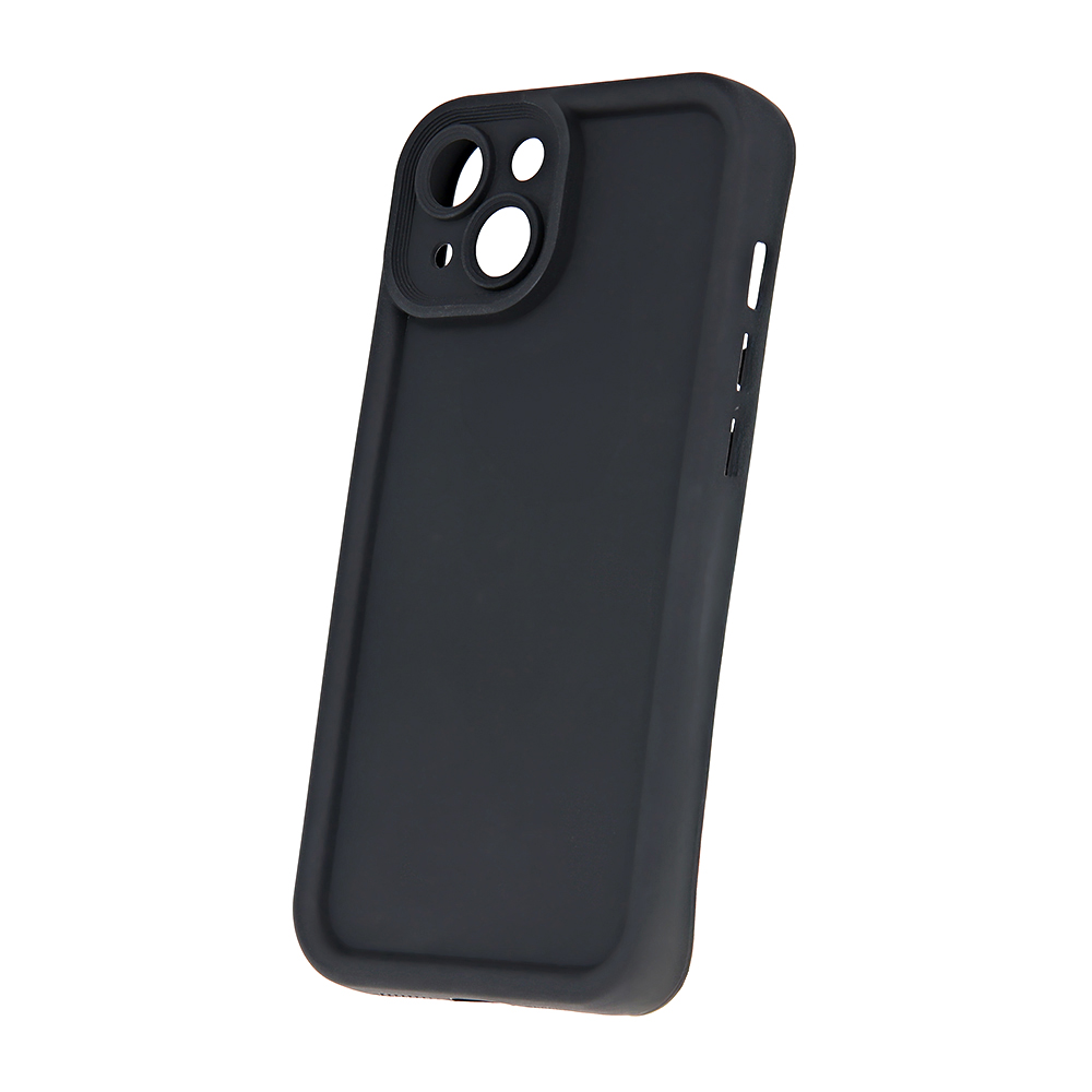 Samsung Galaxy A15 4G / A15 5G Rim TPU hátlap tok, fekete