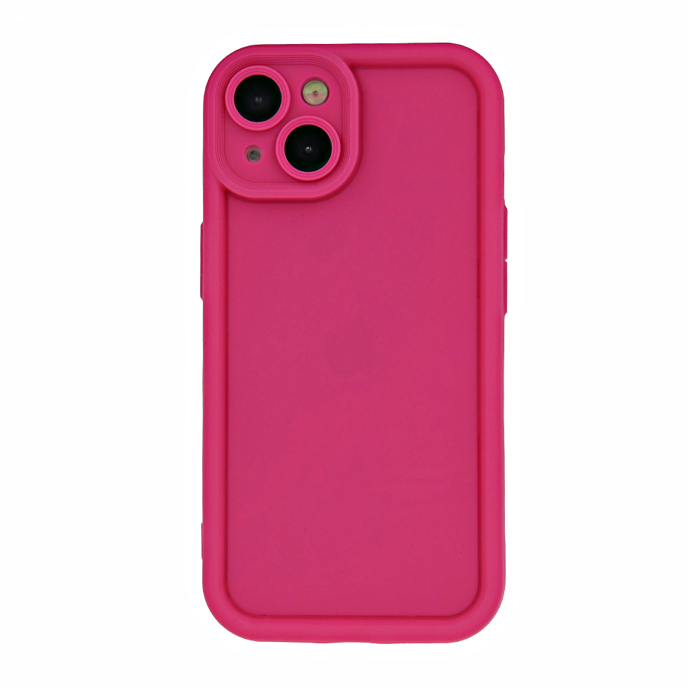 Samsung Galaxy A15 4G / A15 5G Rim TPU hátlap tok, rózsaszín