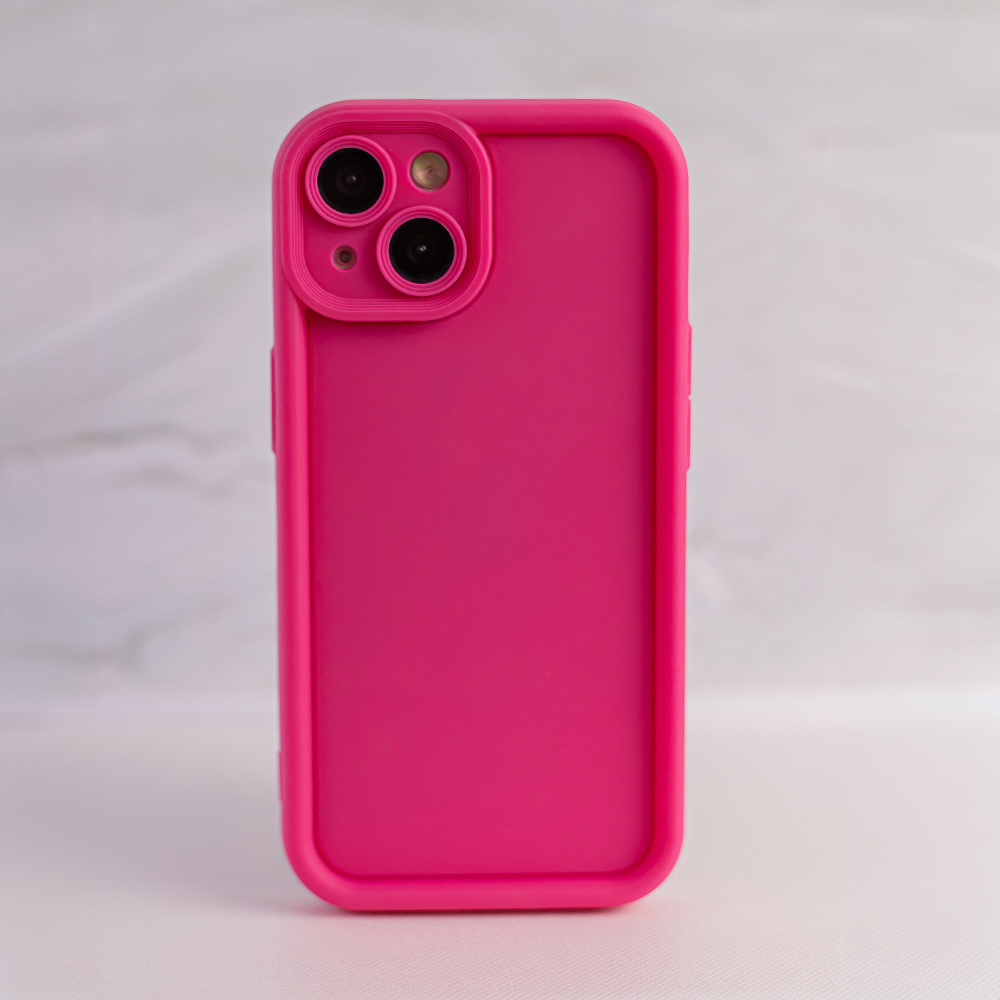 Samsung Galaxy A15 4G / A15 5G Rim TPU hátlap tok, rózsaszín