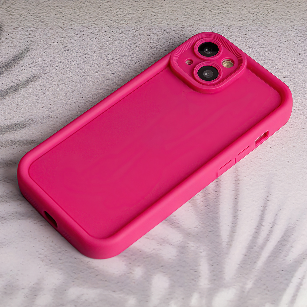 iPhone 12 Pro Rim TPU hátlap tok, rózsaszín