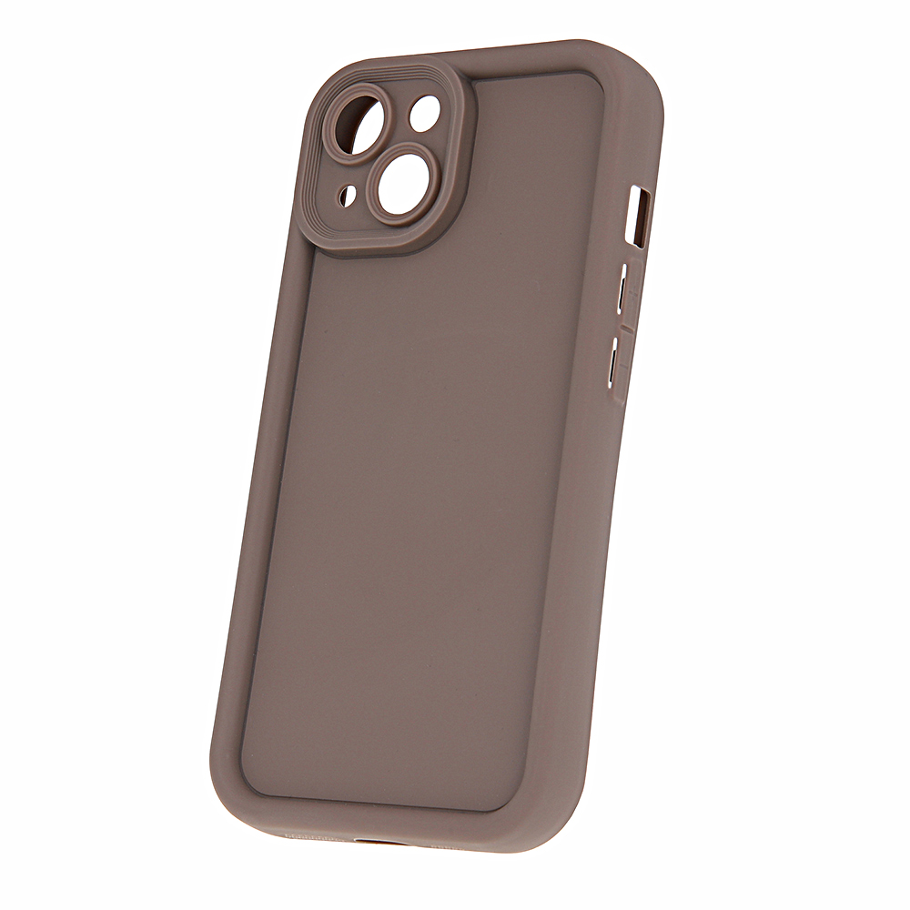 Samsung Galaxy S23 Rim TPU hátlap tok, barna