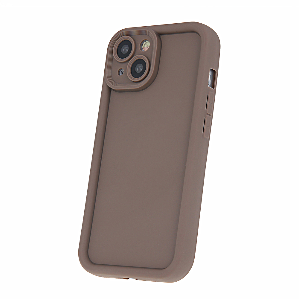 Samsung Galaxy S23 Rim TPU hátlap tok, barna