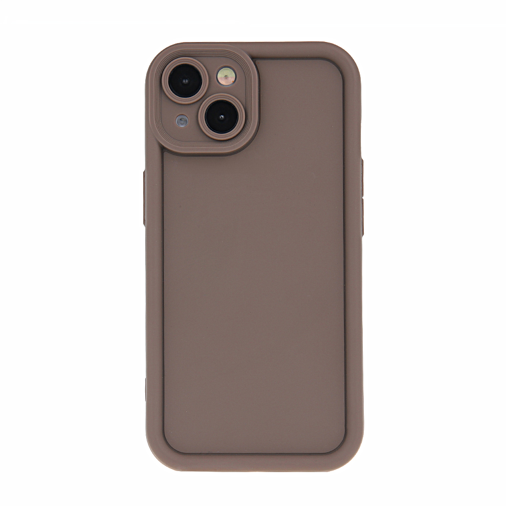 Samsung Galaxy S23 Rim TPU hátlap tok, barna
